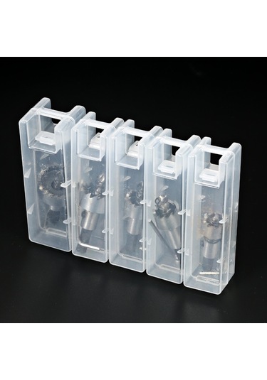 Yaozixia 5 Adet Yüksek Hızlı Çelik Delik Testeresi Kesici Alet Testere Dişli Hss Matkap Uçları Seti 16/18.5/20/25/30mm Elektrikli Delme Aletleri