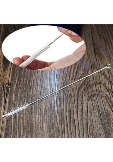 Pratik Cam Ve Metal Krom Pipet Temizleme Fırçası Pipet Temizlik Fırçası - 1 Adet