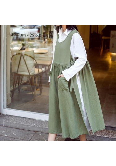 Homyl Kadın Edebiyatı Önlük Moda Bahçecilik Ev Boyama Için Yeşil