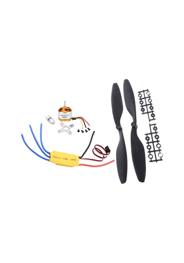 Aubyhe A2212 1000kv Brushless Motor + 30a Esc + 1045 Nylon Perde Seti 2-3 Li-poly Pil Uyumlu