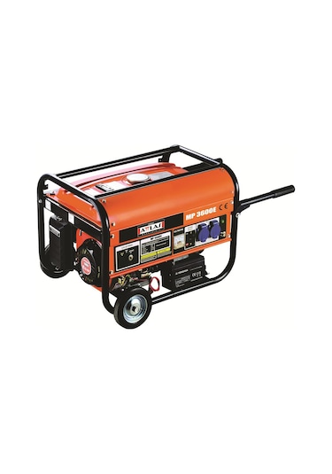Attlas Mp 3600-E İpli-Marşlı Benzinli Monofaze Jeneratör