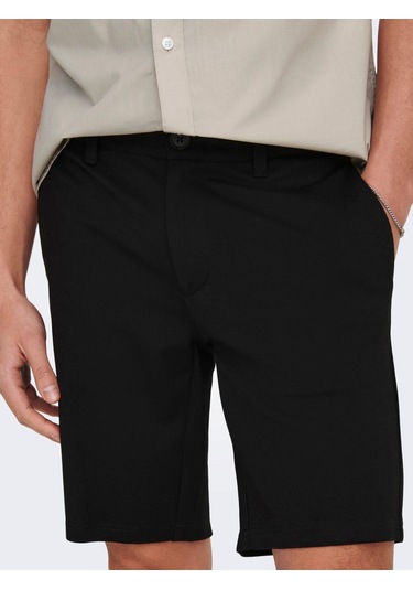 Only & Sons Onsmark Shorts 0209 Noos Erkek Şort-26606 Siyah