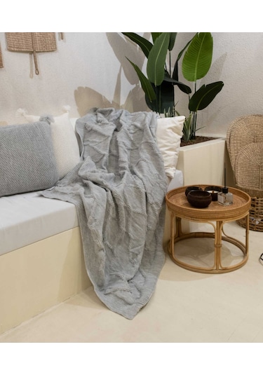 Espuma De Mar Gri Tv Battaniyesi 130x170 37132