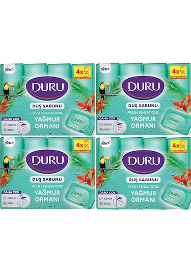 Duru Fresh Sensations Yağmur Ormanı Duş Sabunu 4'lü 4 x 150 G