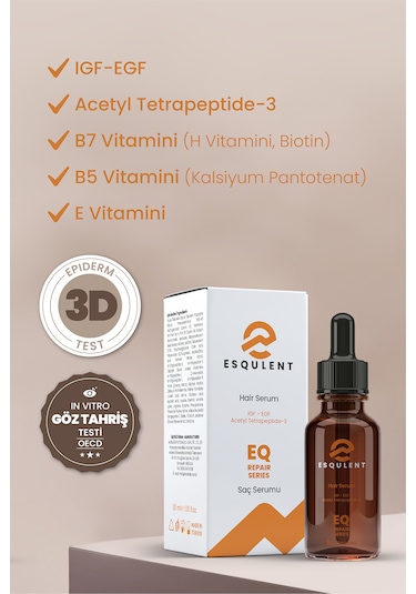 Eq Saç Serumu - Repair Series Hair Serum 30 ML