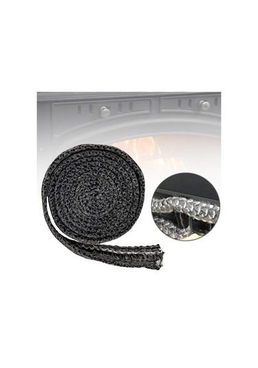 Homyl Soba Conta Bandı Siyah Kordon Fiberglas Kapı 3mmx10mmx300cm