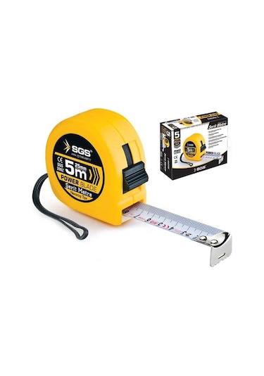 Metre Sgs Çelik Şerit Metre 5x25 Mm