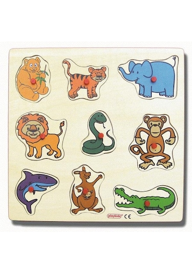 Vahşi Hayvanlar Puzzle (30X30 Cm)