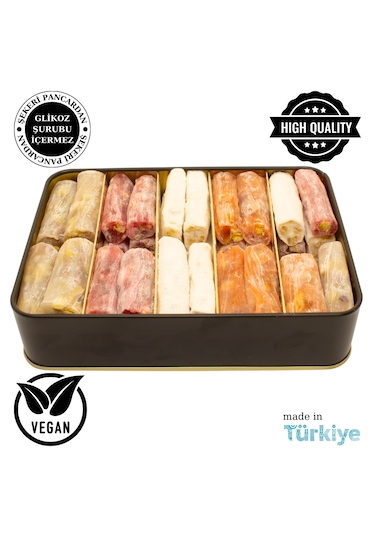 Lokumani Karışık Antep Fıstıklı Parmak Lokum 820 G