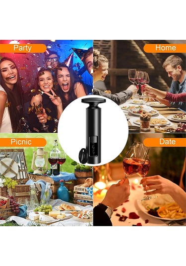 Liangmei Yaratıcı Şarap Açacağı Manuel Şişe Açacağı Tirbuşon Ahşap