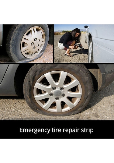 Padalink Butil Kauçuk Lastik Tamir Şeritleri - Vakumlu Lastikler İçin Hızlı Tamir Aracı, Otomobil Motosiklet Uyumlu, Isı Dayanıklı 5 Adet