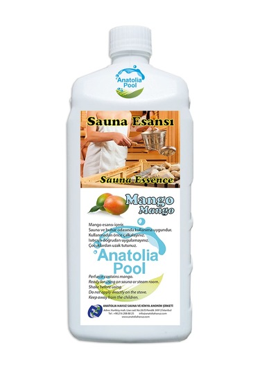 Sauna Buhar Esansı Mango 1 Lt Anatolıa Pool Sauna Essence Mango