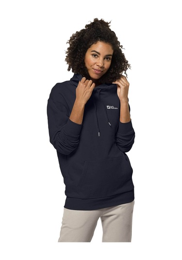 Jack Wolfskın Essentıal Hoodıe W 16459 Lacivert