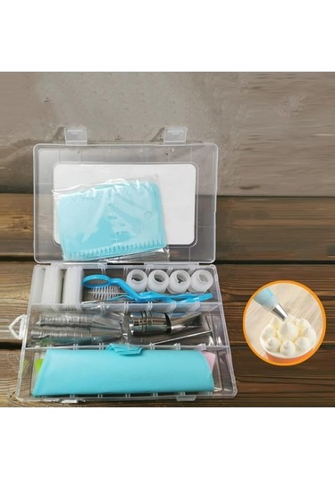 Maoyaya 72 Parça Buzlanma Boru Çantaları Ve Uçları Seti - Kek, Kurabiye Dekorasyon Kiti - 42 Adet Pembe Buzlanma Uçları Pembe