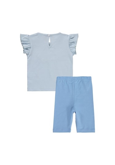 Civil Baby Renkli Nakışlar 6-18 Ay Takım - Mavi