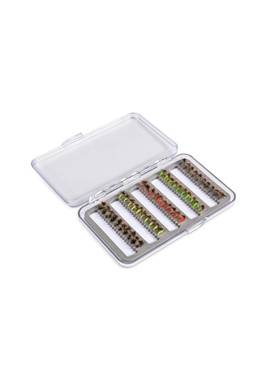 Leo 28254 50 Adet Sinek Balıkçılık Lures Kiti Yapay Yem Bas Alabalık Somon