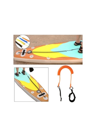 Flybuy Turuncu Tasma Tahtası Sörf Sörf Sarmal Paddleboard İpi Bileği Bacak Ayakta Ayak Af