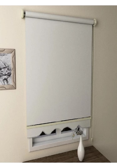 Krem Stor Perde Ms1202 Krem