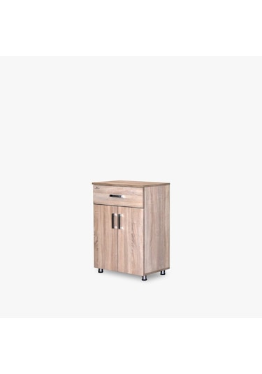 Çok Amaçlı Set Altı Dolap Beyaz Erik 60x60 Cm Hard Parlak Suntal
