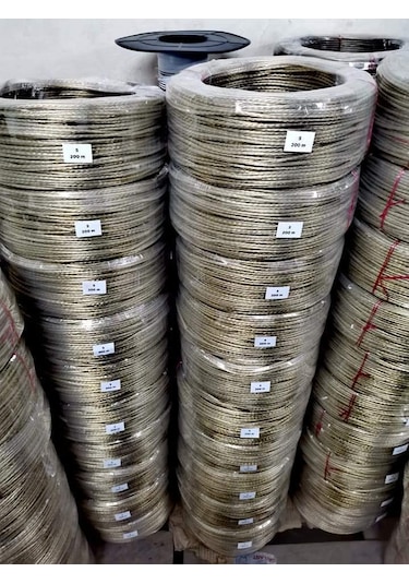 3mm Pvc İzoleli Çelik Halat 200 Metre