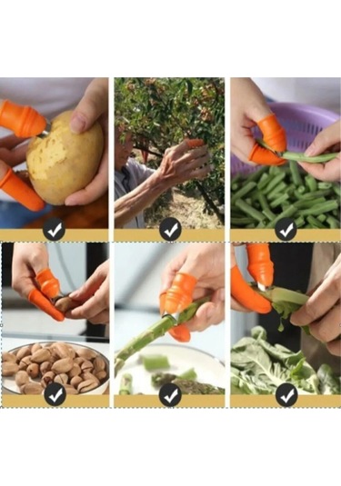 Pratik Baş Parmak Koruyucu Eldiven Sebze Meyve Soyucu Kesme Ayıkl Diğer