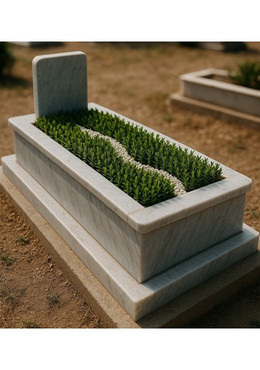 Mezar - Kabir Bitki Seti - 20 Adet Yeşil Sütun Taflan Greenspire