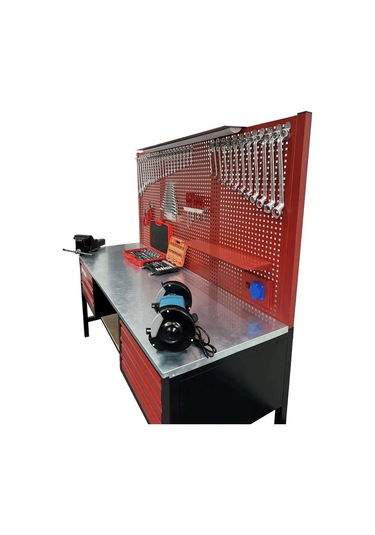 Staxx 2mt 6 Çekmeceli Takım Tezgahı 320 Parça Full Takım Dolabı