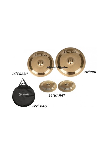Turkish Cymbals Sm-set1 dc 3'lü Sumela Serisi Zil Seti