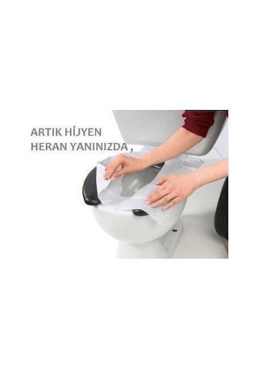 Klozet Kapak Örtüsü 250 Adet + Palex Beyaz Dispenser