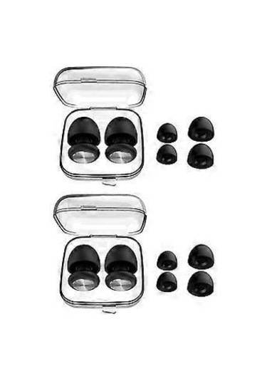 Gürültü Önleyici Kulak Tıkacı Su Geçirmez Silikon Kulak Tıkacı Gürültü Azaltma, Çalışma Ve Gürültü Hassasiyeti İçin Siyah