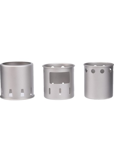 Dancemonkey Taşınabilir Odun Yakan Soba Katlanır Kamp Sobası Açık Hava Yürüyüşü İçin Sırt Çantası Sobası Kamp Sobası Gümüş Gümüş