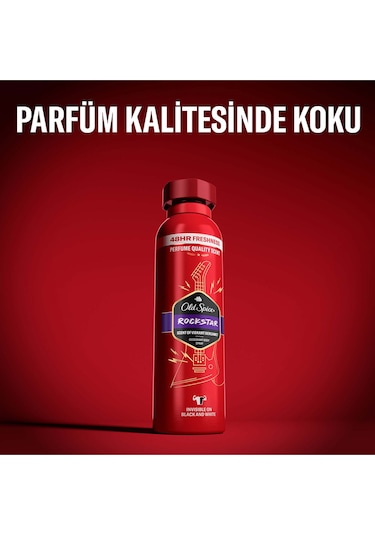 Old Spice Rockstar 48H Erkek Sprey Deodorant 150 ML
