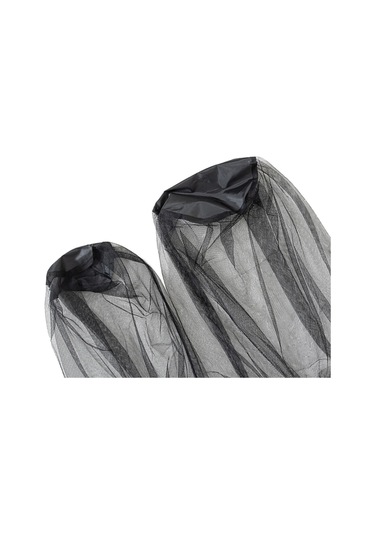 Homyl 2 Adet Kafa Net Örgü Yüksek Büyük-boy-siyah Siyah