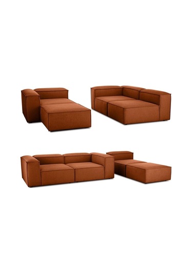 Relax Soft 4 Modül Köşe Takımı Tarçın Arizona 11 Tarçın