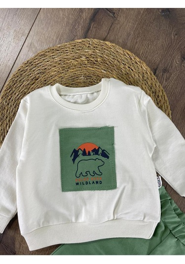 Dear Desenli Mevsimlik 2li Takım Yesil