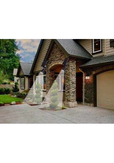 4 Adet 7 Watt Solar Güneş Enerjili Kazıklı Çim Armatür Amber Rgb