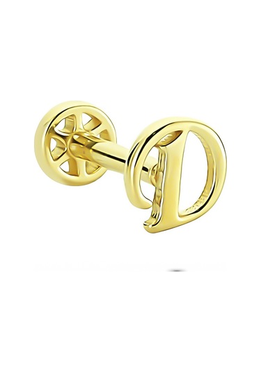 Glorria Altın D Harfi Tragus Piercing 87803336