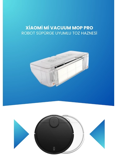 Xiaomi Mi Vacuum Mop Pro Robot Süpürge Uyumlu Toz Haznesi