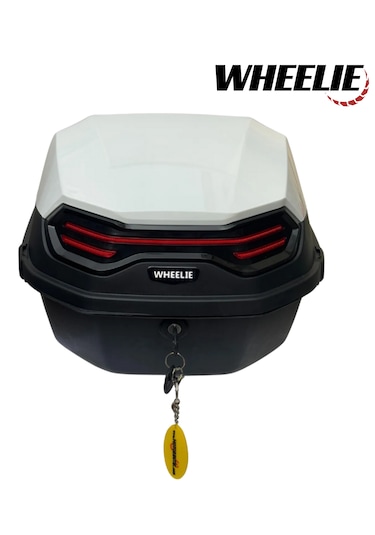Wheelıe Xt08-w 32 Litre Motosiklet Arka Çanta Beyaz