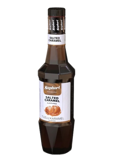 Saphori Tuzlu Karamel Aromalı Kokteyl Şurubu Tuzlu Karamel Şurubu 700 Ml