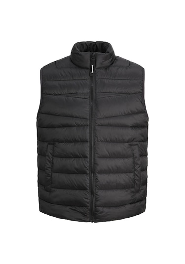 Jack & Jones Jjwest Light Bodywarmer Collar Siyah Erkek Yelek 12283201 Siyah