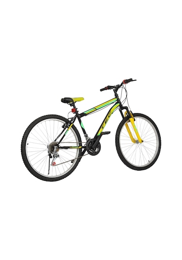 Belderia Tec Titan 24 Jant 21 Vites Dağ Bisikleti 48 Cm Sarı / Siyah Siyah - Yeşil