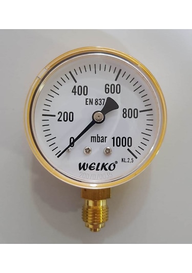 Welko Q63X1000 Mbar Eko Tip Manometre