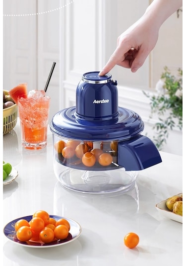 Ev Ve Ticari Kullanım Otomatik Meyve Sebze Soyucu Makinesi Üzüm 21.4 21.4 25.5cm 800g Şeffaf