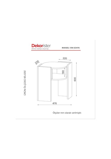 Dekorister Exclusive Marbel Koltuk Yan Sehpa Ceviz-Mermer