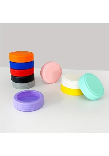 Willowhaven 8 Adet Siyah Valiz Tekerlek Koruması Şok Dirençli Ve Kaymaz Siyah