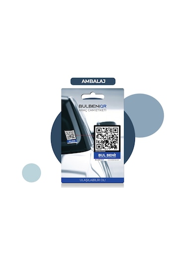 Bul Beni Qr Araç Cam Etiketi Karekod Numaratör