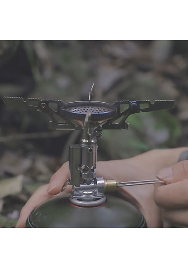 Tongxida Alp Düz Gaz Sobası Roket Sobası 3.3kw Ateş Gücü Gümüş Gümüş