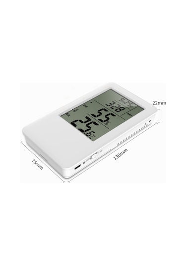 Mc501 Ayarlanabilir İç Mekan Termometresi Higrometre, Şarj Versiyonu