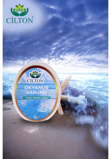 Cilton Okyanus Sabunu Doğal Süngerli Sabun 150 Ml